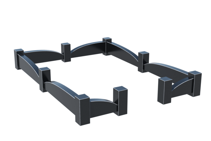 Цоколи на могилу в&nbsp;Набережных Челнах | Цоколь на могилу №0038