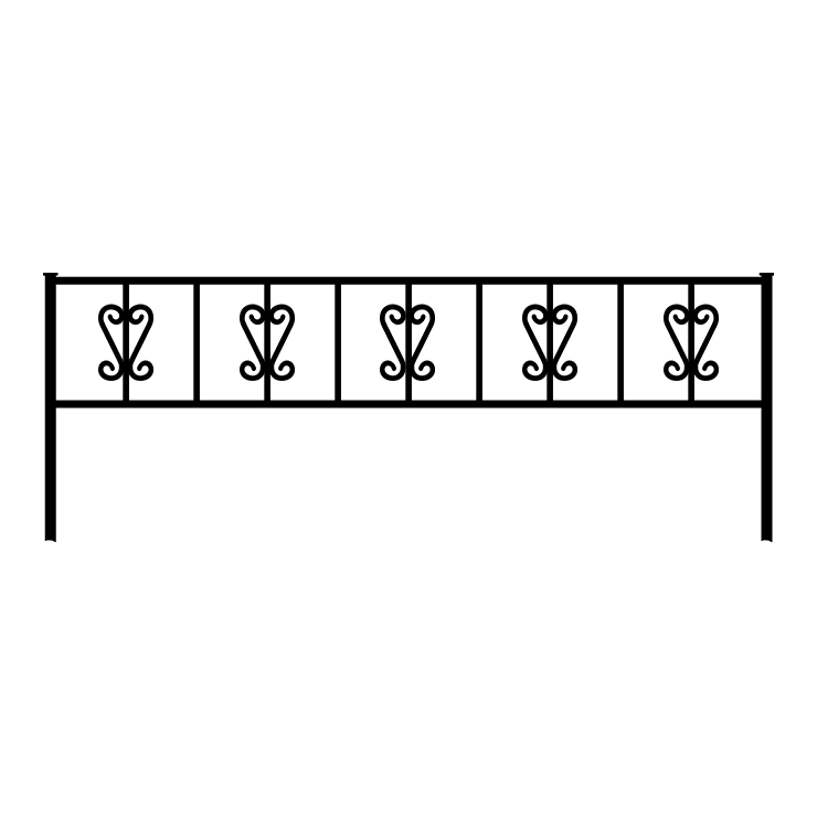 Металлические оградки, столы, скамейки в&nbsp;Набережных Челнах | Оградка №8