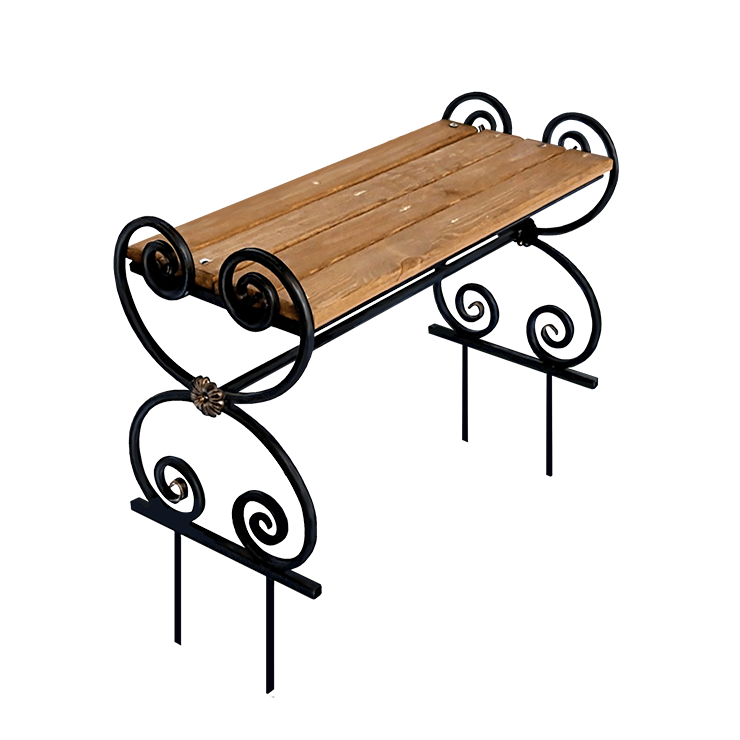 Кованые изделия в&nbsp;Набережных Челнах | Кованая скамейка СТ.001