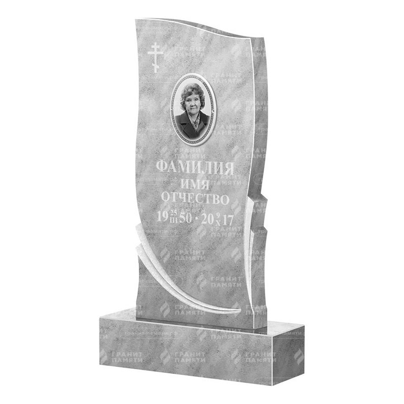 Памятники из мрамора в&nbsp;Набережных Челнах | Мраморный памятник ФМ-044