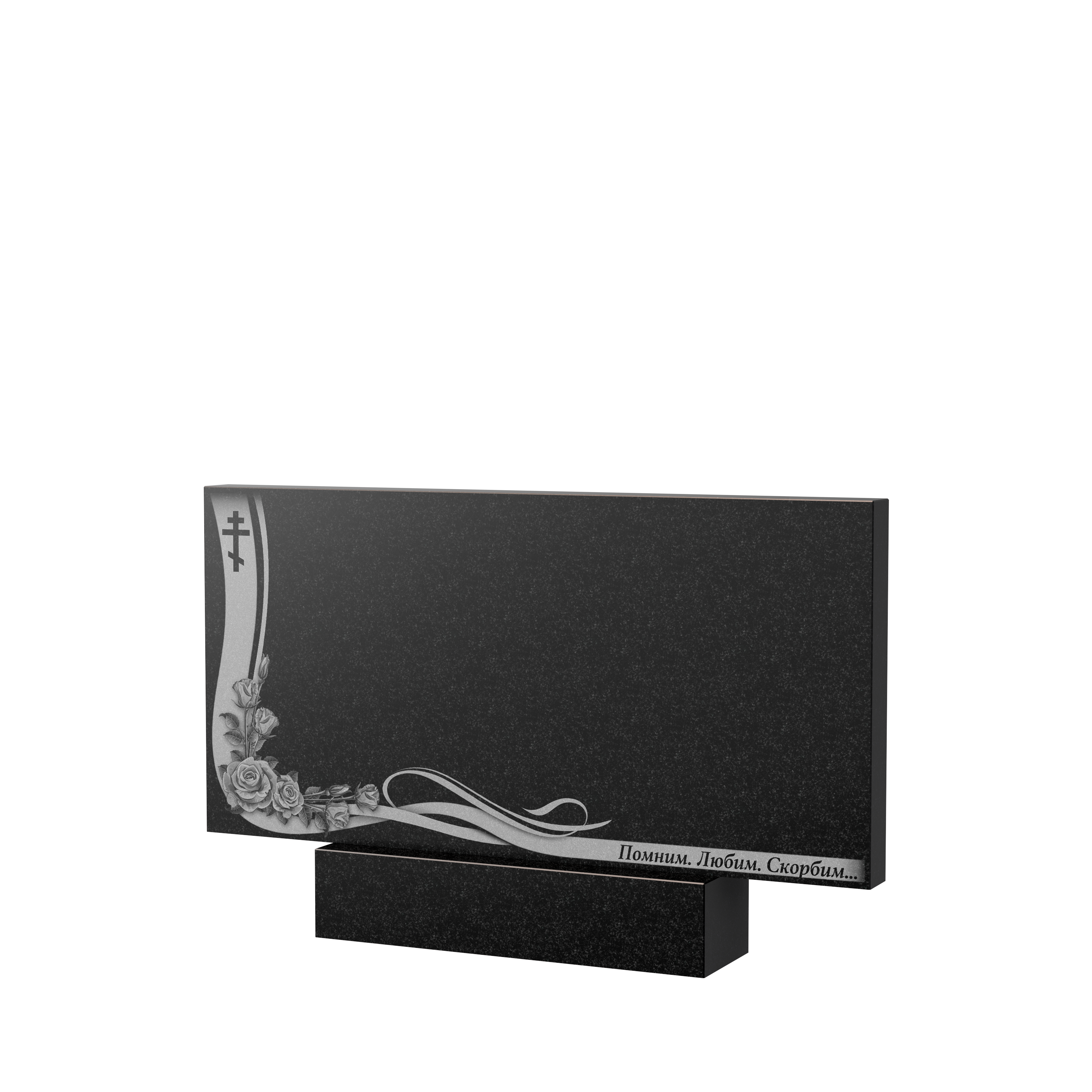 Художественное оформление памятника в&nbsp;Набережных Челнах | Художественное оформление на гранитную стелу, рисунок ГХО-004