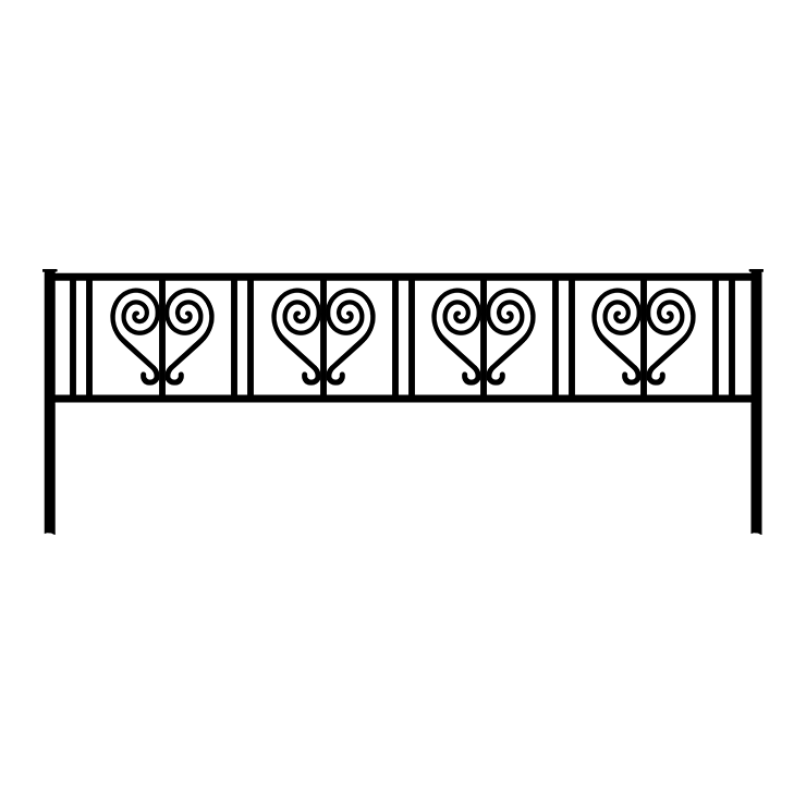 Кованые изделия в&nbsp;Набережных Челнах | Кованая оградка ОГ.005