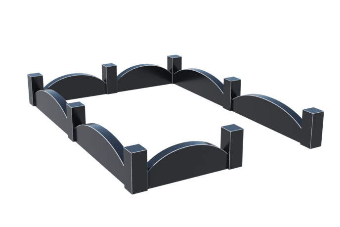 Цоколи на могилу в&nbsp;Набережных Челнах | Цоколь на могилу №0001