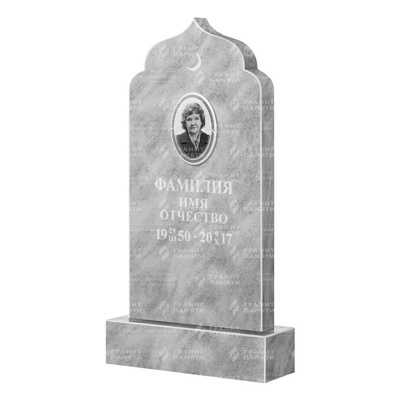 Бюджетные памятники в&nbsp;Набережных Челнах | Мраморный памятник ФМ-037