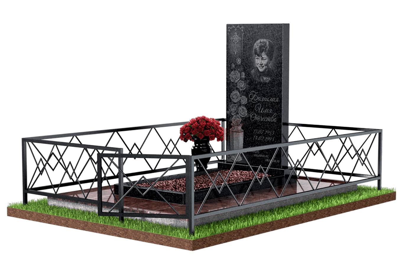 Благоустройство захоронения в Набережных Челнах