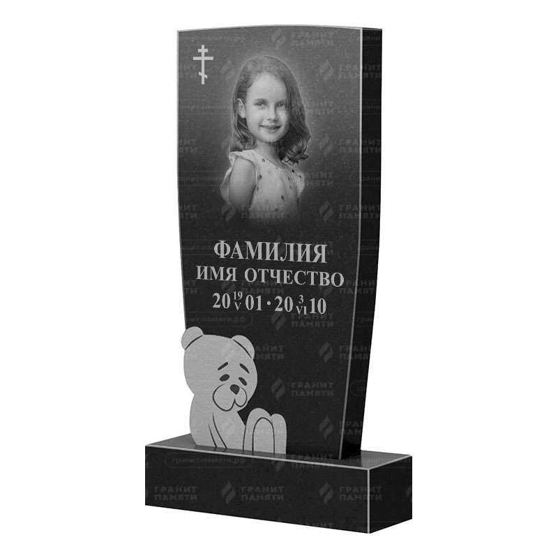 Памятники из гранита детские в&nbsp;Набережных Челнах | Гранитный памятник ФГ-101