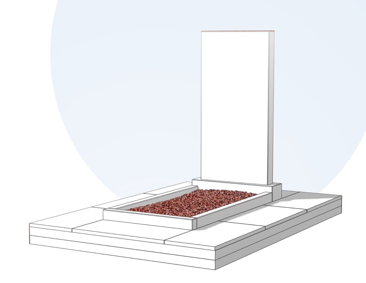 Засыпка цветника камушками в Набережных Челнах