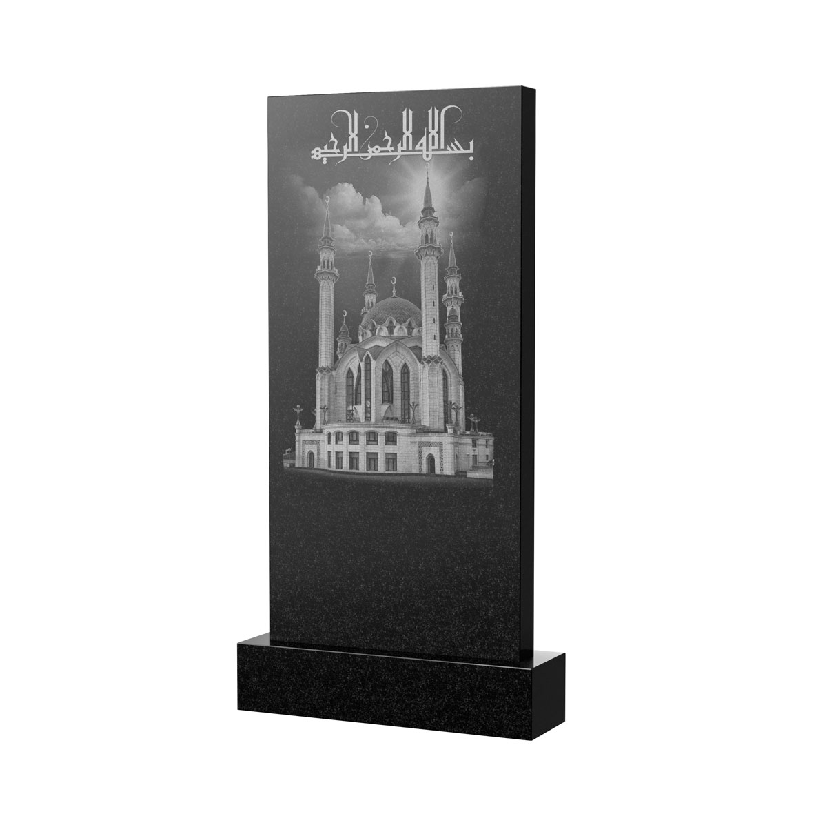 Художественное оформление памятника в&nbsp;Набережных Челнах | Художественное оформление на гранитную стелу, рисунок ВХО-047