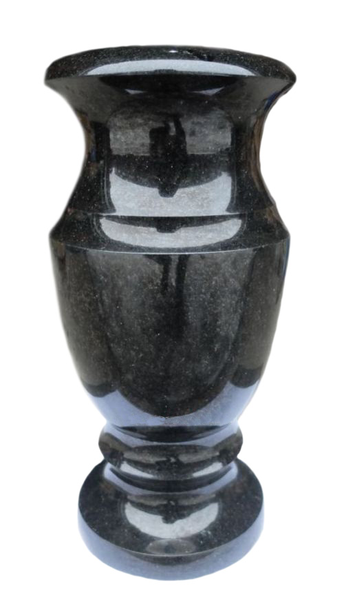 Вазы из камня в&nbsp;Набережных Челнах | Ваза гранитная «Габбро 30»