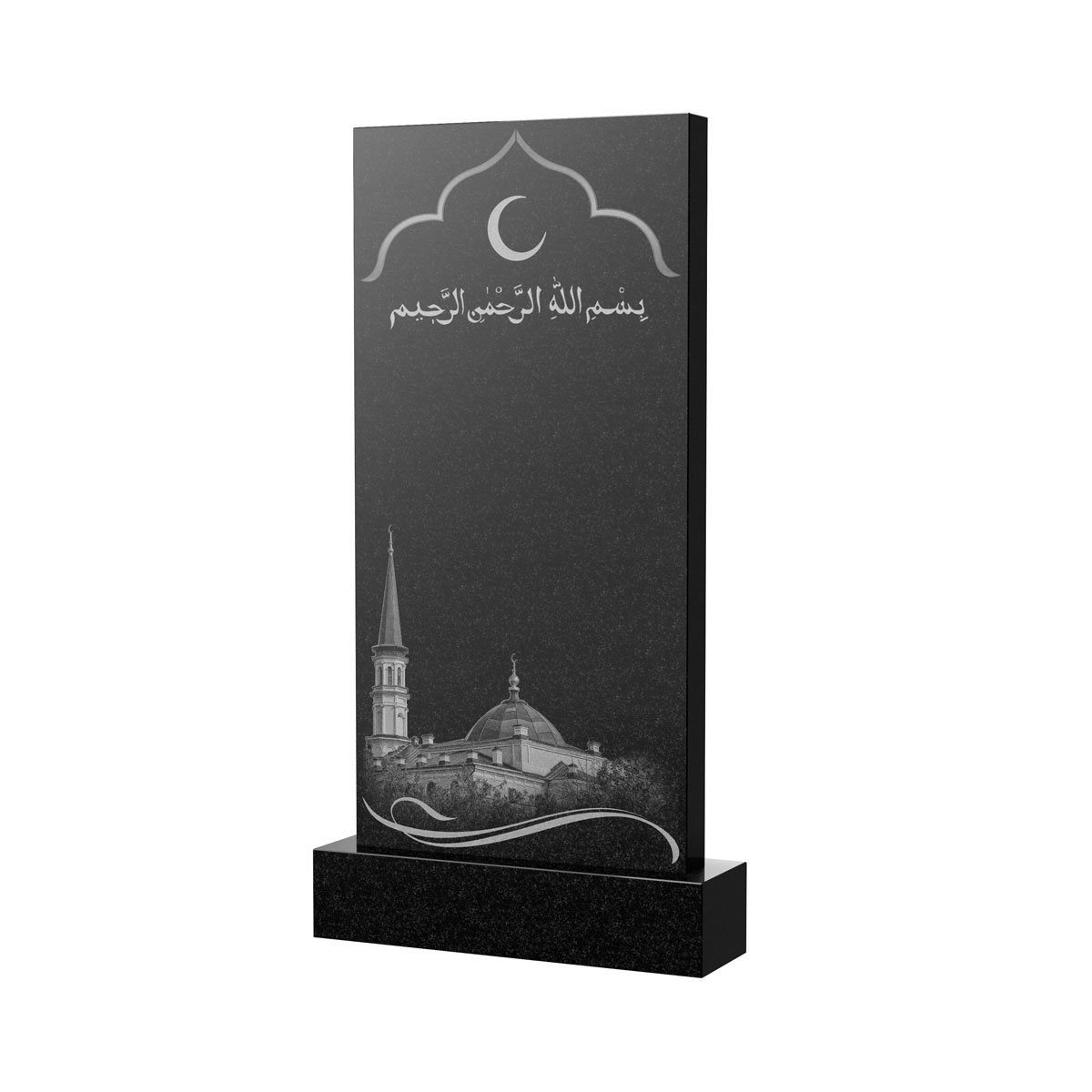 Художественное оформление памятника в&nbsp;Набережных Челнах | Художественное оформление на гранитную стелу, рисунок ВХО-037