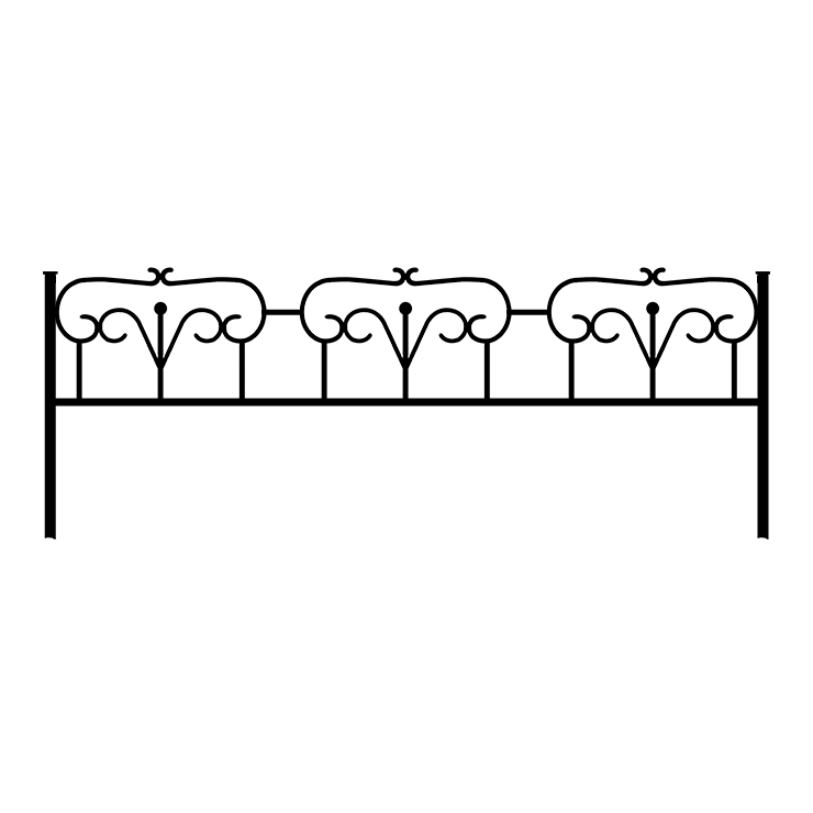 Металлические оградки, столы, скамейки в&nbsp;Набережных Челнах | Оградка №2