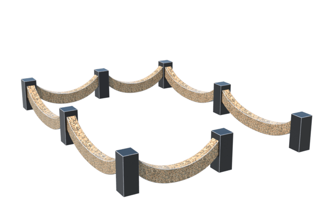 Цоколи на могилу в&nbsp;Набережных Челнах | Цоколь на могилу №0028