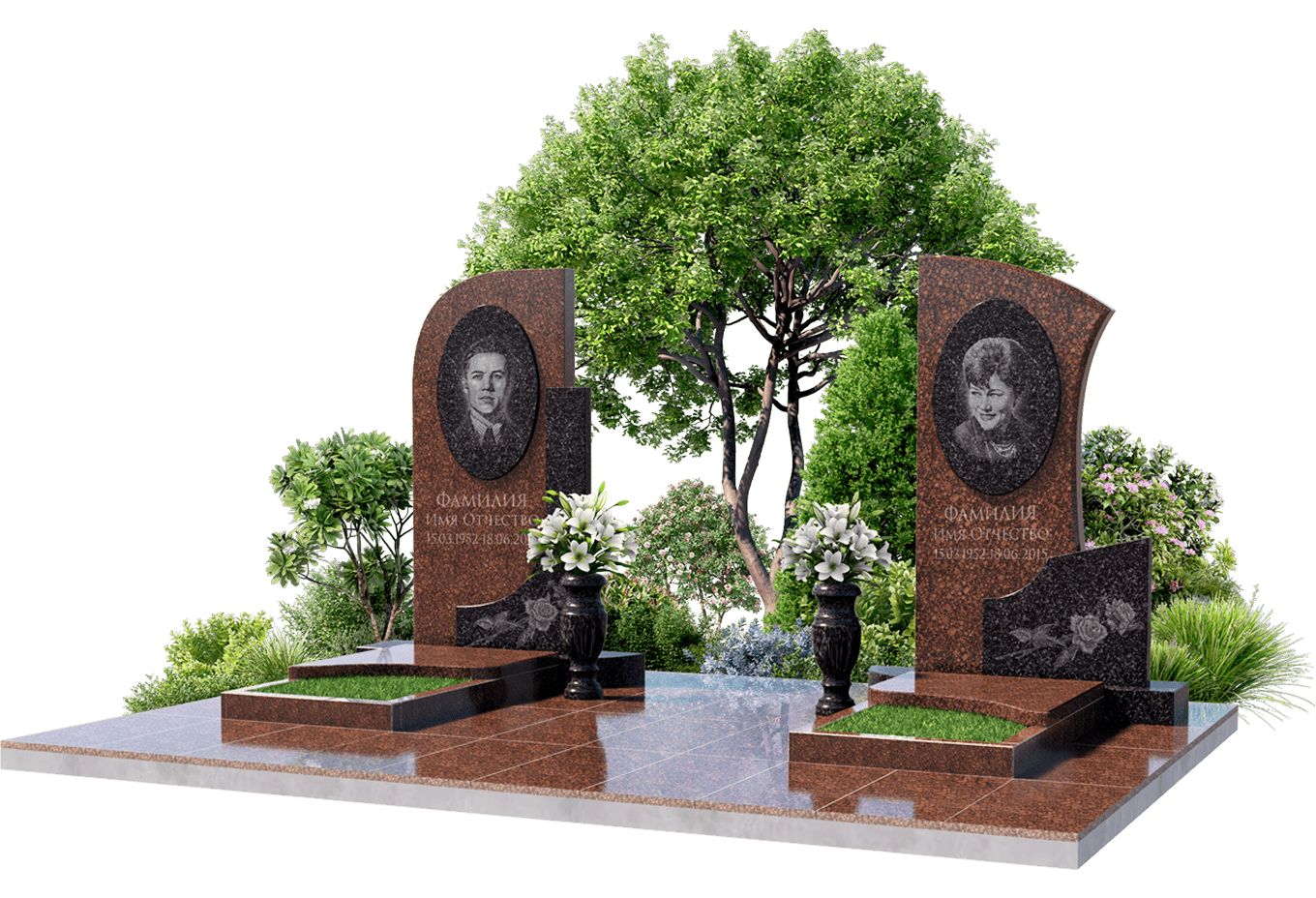 Уход и озеленение мест захоронений в Набережных Челнах