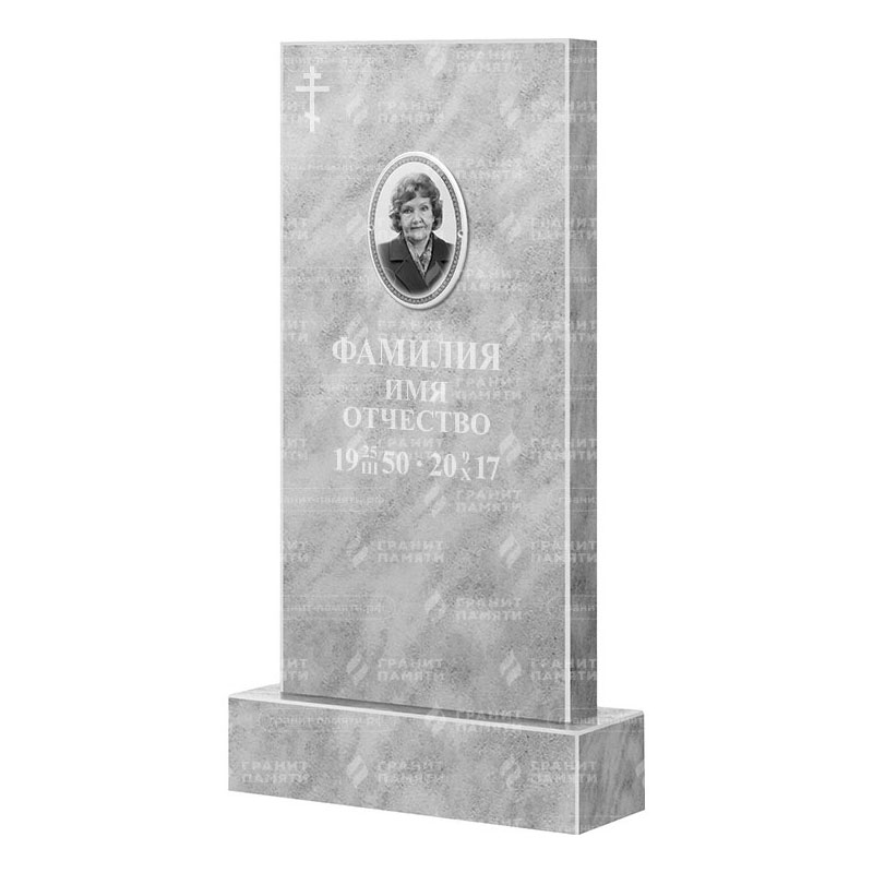 Памятники из мрамора в&nbsp;Набережных Челнах | Мраморный памятник, прямой