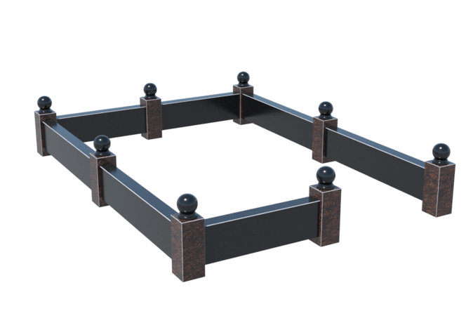 Цоколи на могилу в&nbsp;Набережных Челнах | Цоколь на могилу №0035