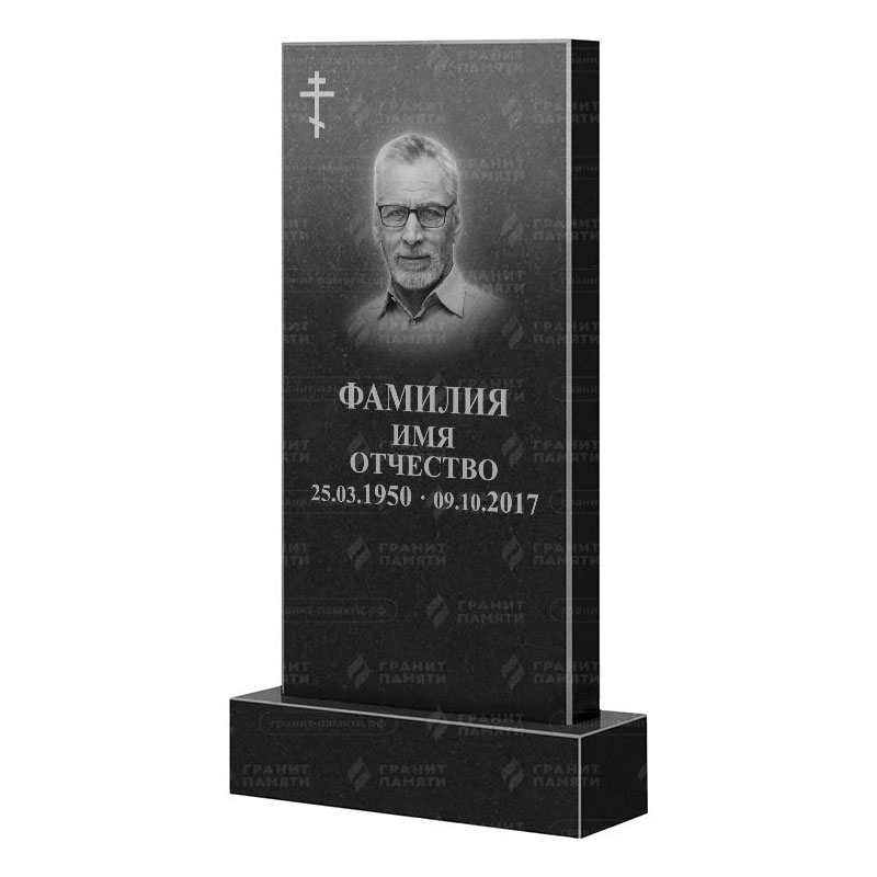 Памятники из гранита классические в&nbsp;Набережных Челнах | Гранитный памятник Прямой