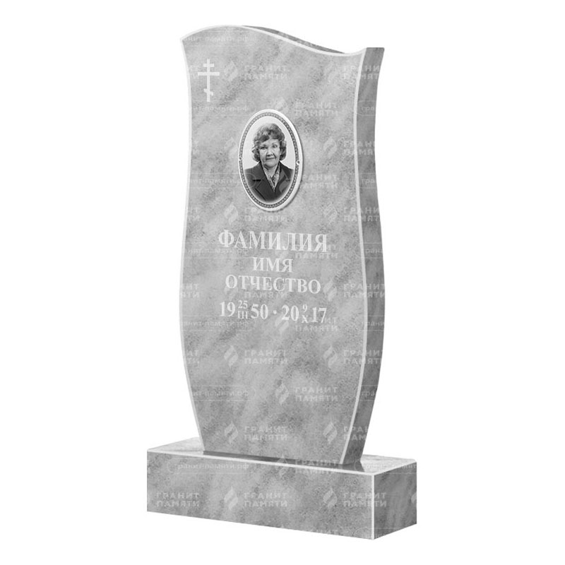 Бюджетные памятники в&nbsp;Набережных Челнах | Мраморный памятник ФМ-033