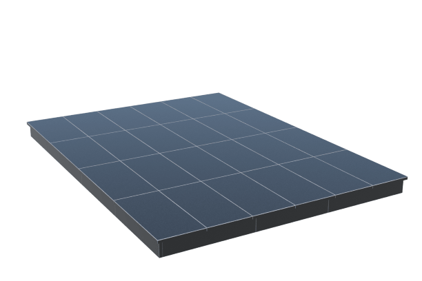 Площадки на могилу в&nbsp;Набережных Челнах | Площадка с вертикальной (10 см) облицовкой гранитом Габбро