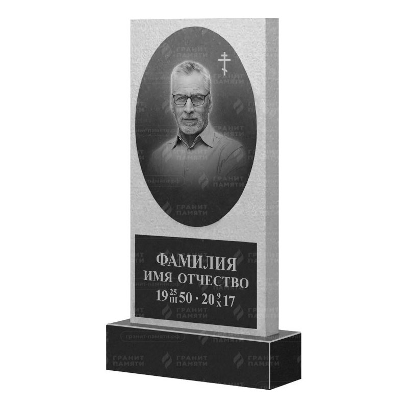 Памятники из гранита вертикальные в&nbsp;Набережных Челнах | Гранитный памятник ФГ-166