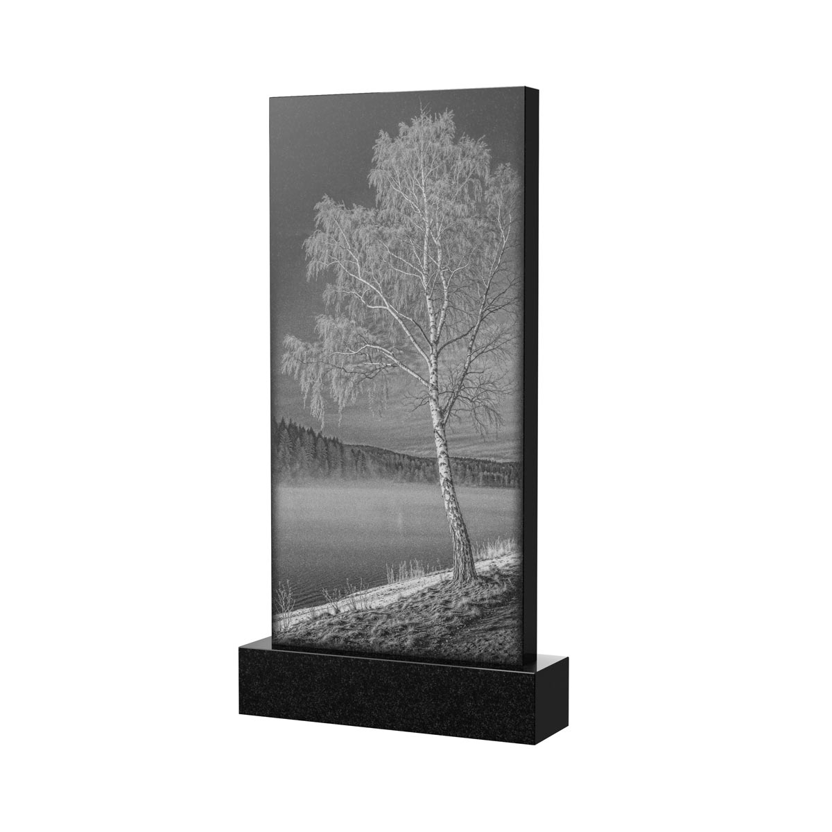 Пейзажи | Пейзаж на гранитную стелу, рисунок П-006