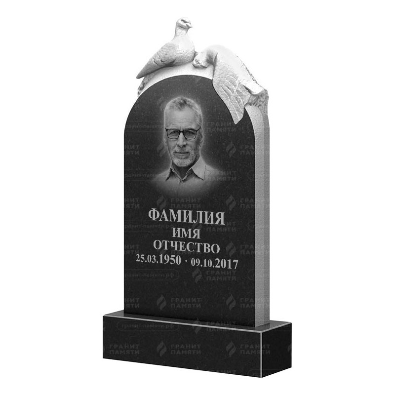 Памятники из гранита с птицами в&nbsp;Набережных Челнах | Гранитный памятник ФГ-109
