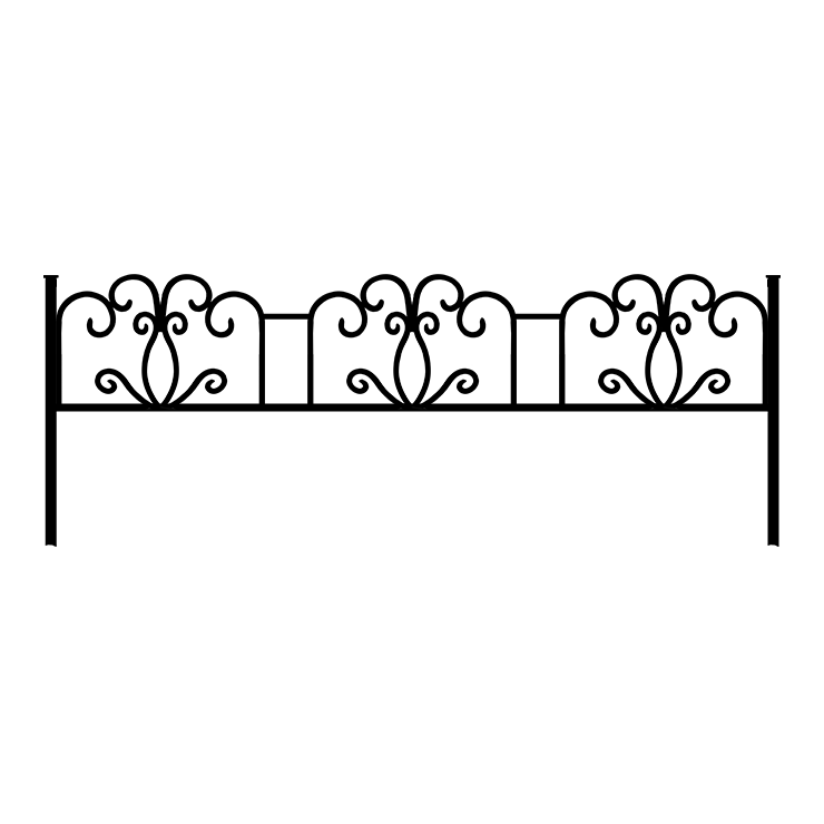 Металлические оградки, столы, скамейки в&nbsp;Набережных Челнах | Оградка №4