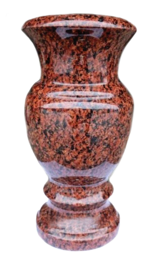 Вазы из камня в&nbsp;Набережных Челнах | Ваза гранитная «Цветная»