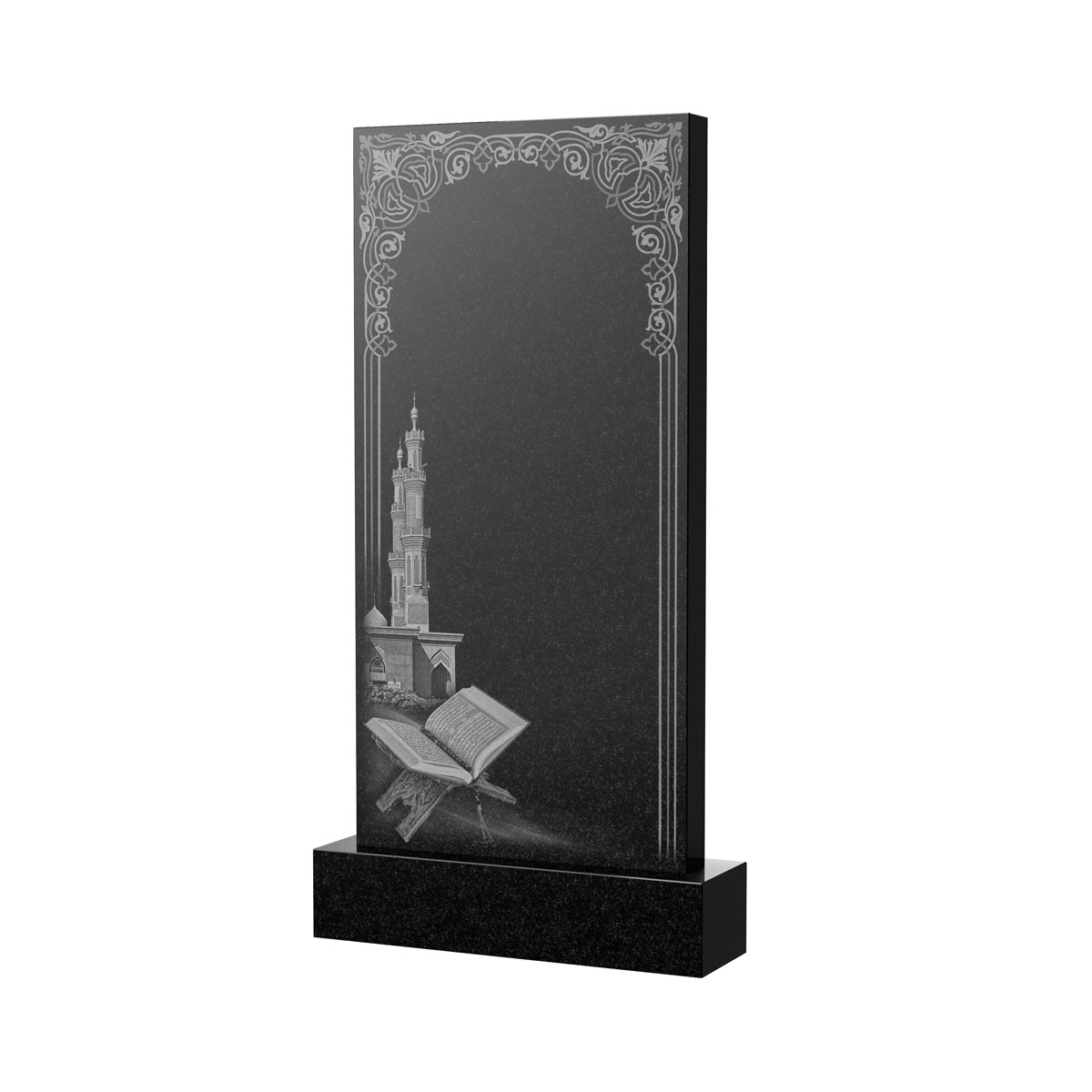 Художественное оформление памятника в&nbsp;Набережных Челнах | Художественное оформление на гранитную стелу, рисунок ВХО-039