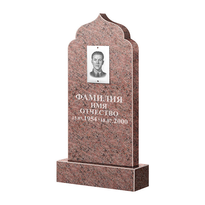 Гранитные памятники в&nbsp;Набережных Челнах | Памятник из гранита Розалия Pink ФГЦ-037