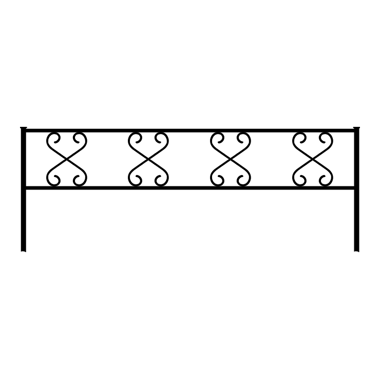 Металлические оградки, столы, скамейки в&nbsp;Набережных Челнах | Оградка №1