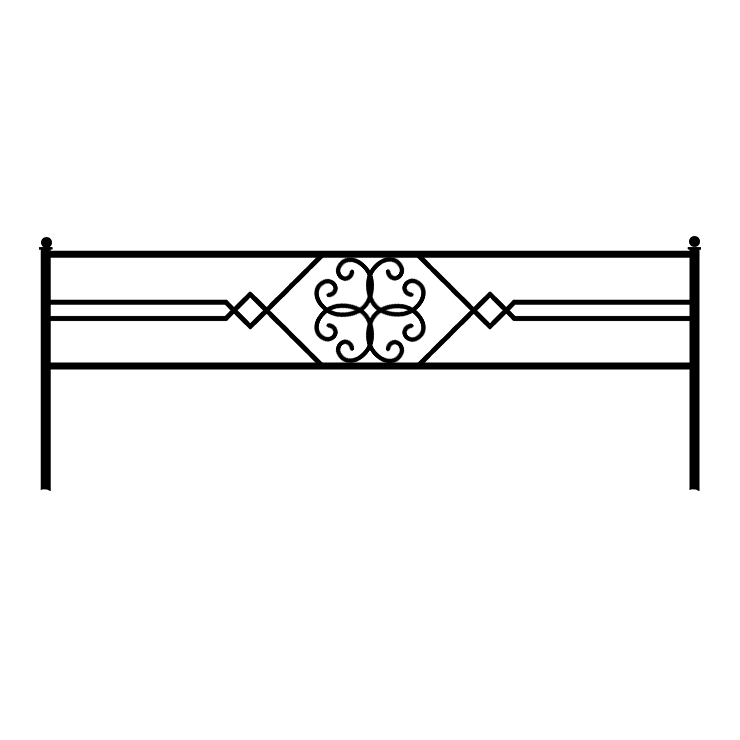 Кованые изделия в&nbsp;Набережных Челнах | Кованая оградка ОГ.003
